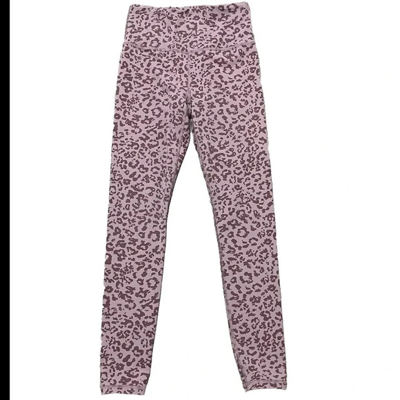 Athleta ELATION ULTRA HIGH RISE 7/8 LEGGING Leopard Print Sporty Athleisure XS - Picture 2 of 11